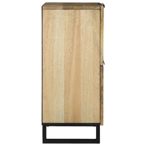  Oldalszekrény 60 x 33.5 x 75 cm - Tömör mangóból és őszi fából készült