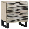  Éjjeliszekrények fiókkal 2 pcs Dió 40 x 33.5 x 46 cm