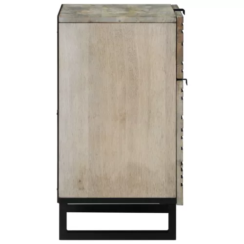  Éjjeliszekrények fiókkal Fehér és fekete 50 x 33 x 60 cm