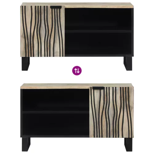  Média tárolószekrények és állványok polcokkal tárolóval ajtóval Fehér és fekete