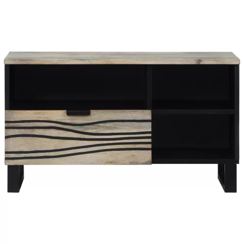  Média tárolószekrények és állványok fiókkal polcokkal tárolóval Fehér és fekete