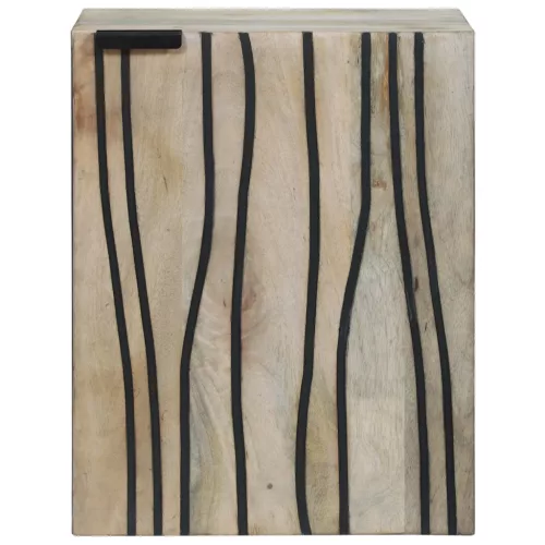  Mosdókagyló szekrény polcokkal tárolóval ajtóval Barna 38 x 33.5 x 48 cm