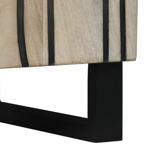  Fürdőszoba Székény polcokkal tárolóval ajtóval Barna, Fekete 38 x 33.5 x 58 cm