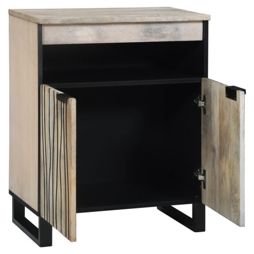  Média tárolószekrények és állványok polcokkal tárolóval ajtóval Fehér és fekete