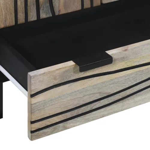  Média tárolószekrények és állványok fiókkal tárolóval ajtóval Fehér és fekete