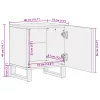  Éjjeli szekrény 40 x 33.5 x 46 cm - Tömör mangófából