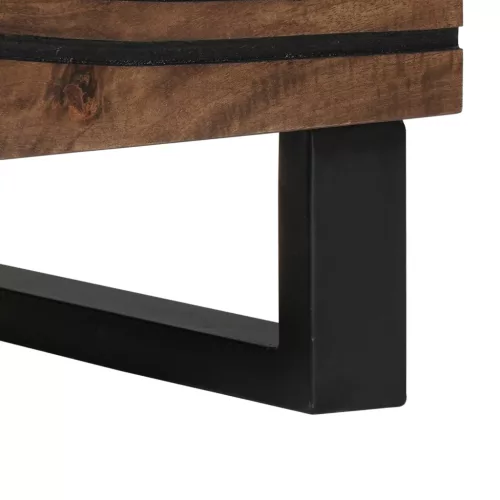  Éjjeli Szekrények - 2 Darab, Szilárd Mangófa, Méretek: 40x33.5x46 cm