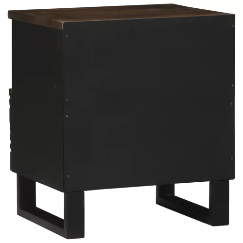  Éjjeli Szekrények 2 db 40 x 33 x 46 cm Szilárd Fa Mangó