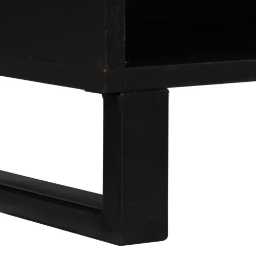  TV Szekrény – 80 x 31,5 x 46 cm Tömör Fa és Műgyanta