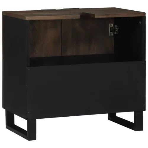  Fürdőszoba Mosdószekrény 62 x 33 x 58 cm – Masszív mangófából készült.