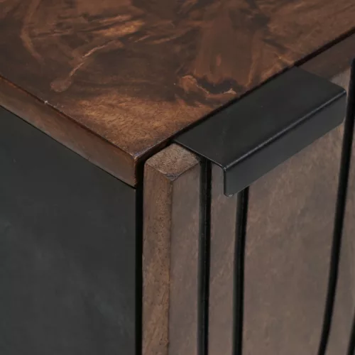  Fürdőszoba Felfüggeszthető Szekrény – 38x33.5x48 cm Dió és Mérnökfa