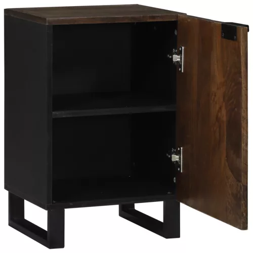  Fürdőszoba Szekrény 38x33,5x58 cm tömör mangófából