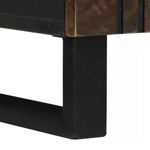  Fürdőszoba Szekrény 38x33,5x58 cm tömör mangófából