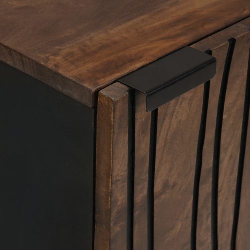  Oldalszekrény 40 x 33,5 x 75 cm - Tömör Mangófából Készült