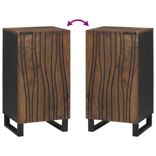  Oldalszekrény 40 x 33,5 x 75 cm - Tömör Mangófából Készült