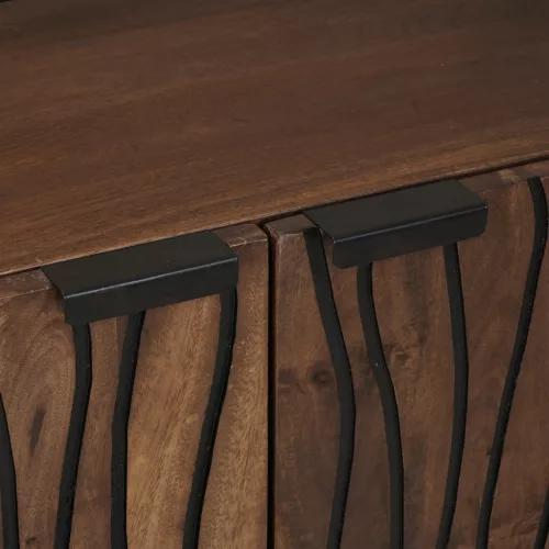  Média tárolószekrények és állványok Barna 60 x 33.5 x 75 cm