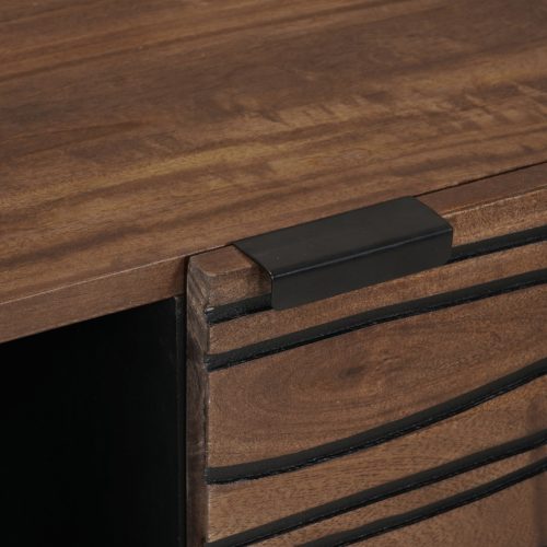  Szekrény 80x33,5x75 cm tömör mangófából