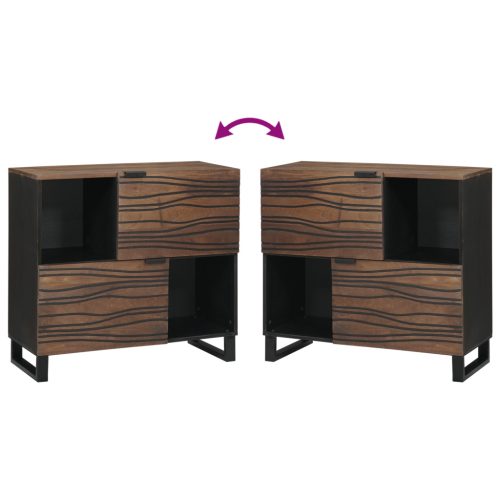  Szekrény 80x33,5x75 cm tömör mangófából