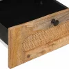 Éjjeliszekrény fiókkal 2 pcs Természetes 40 x 33,5 x 46 cm