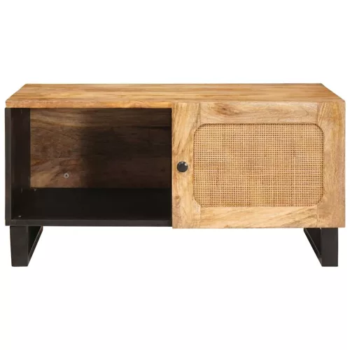  Dohányzóasztal Természetes 80 x 50 x 40 cm Tömör Mangófát