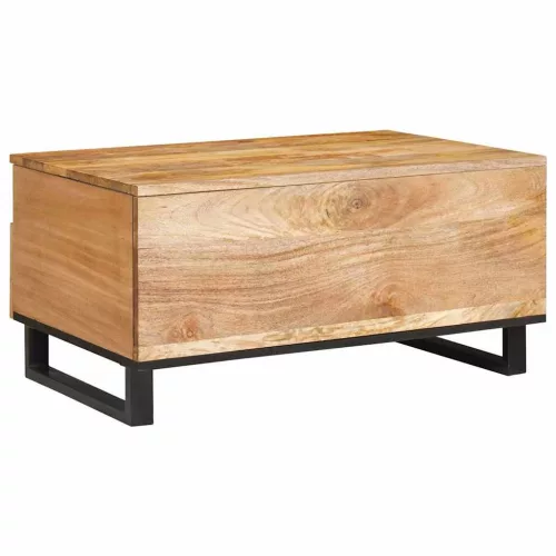  Dohányzóasztal Természetes 80 x 54 x 40 cm Tömör Mangófát
