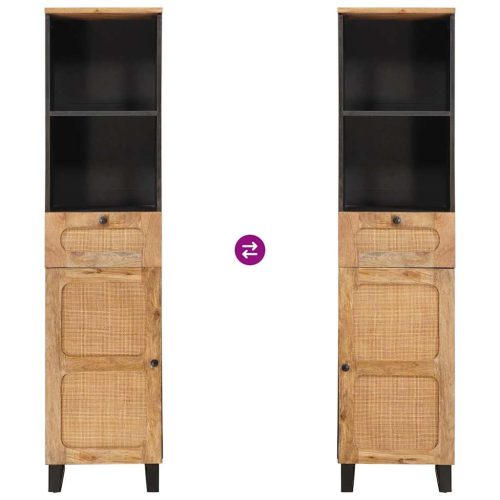  Fürdőszoba Székény Barna 38 x 33 x 160 cm Tömör Mangófát