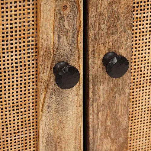  Széf tárolóval ajtóval Barna 60 x 33,5 x 75 cm Tömör Mangófát