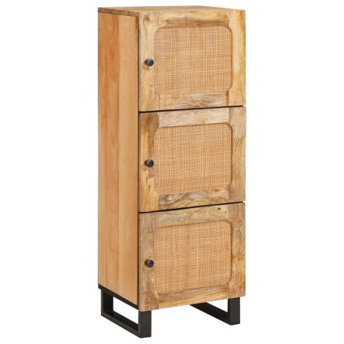  Magasfiú tárolóval ajtóval Barna 90 x 33 x 75 cm Tömör Mangófát