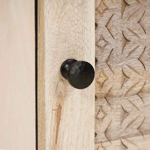  Éjjeli asztal Bézs 40 x 33 x 46 cm tömör mangófa