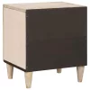  Éjjeli asztal 2 pcs Bézs 40 x 33 x 46 cm tömör mangófa