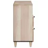  Éjjeli asztal fiókkal Bézs 50 x 33 x 60 cm tömör mangófa