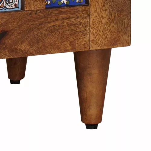  Éjjeliszekrény fiókkal Barna 50 x 33 x 60 cm Tömör Mangófát