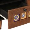  Dohányzóasztal fiókkal Barna 80 x 54 x 40 cm Tömör Mangófát