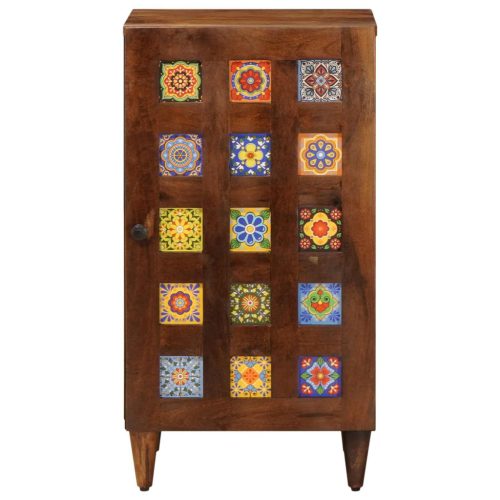  Széf tárolóval ajtóval Dió 40 x 33,5 x 75 cm Tömör Mangófát