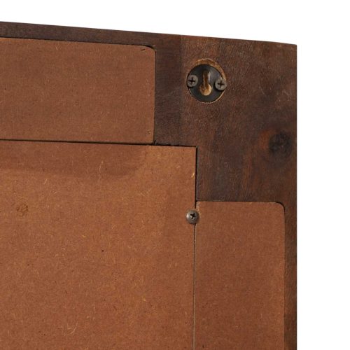  Fürdőszobai tükör tárolóval Dió 50 x 70 x 3 cm Tömör Mangófát