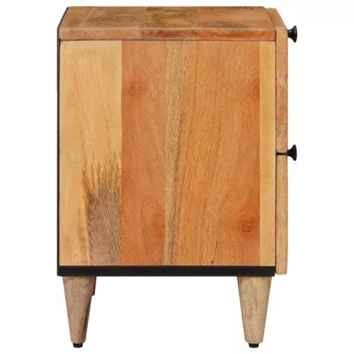  Éjjeliszekrény Természetes 40 x 33,5 x 46 cm Tömör Mangófát