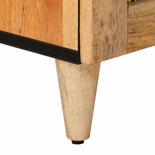  Éjjeliszekrény Természetes 40 x 33,5 x 46 cm Tömör Mangófát