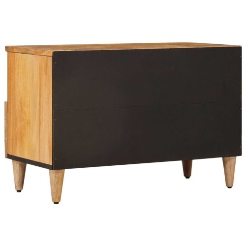  TV szekrény fiókkal Természetes 70 x 33 x 46 cm Tömör Mangófát