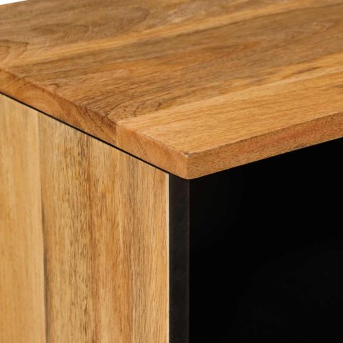  TV szekrény fiókkal Természetes 70 x 33 x 46 cm Tömör Mangófát