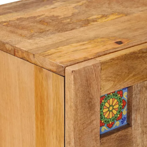  Széf Természetes 60 x 33,5 x 75 cm Tömör Mangófát