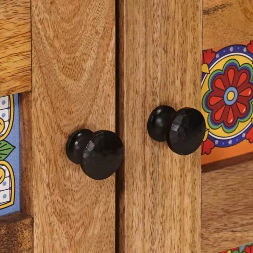  Széf Természetes 60 x 33,5 x 75 cm Tömör Mangófát