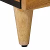  Éjjeliszekrény 2 pcs Természetes 40 x 33 x 46 cm Tömör Mangófát