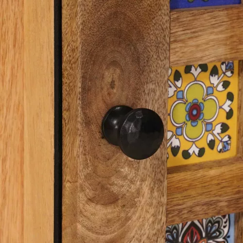  Éjjeliszekrény Természetes 50 x 33 x 60 cm Tömör Mangófát