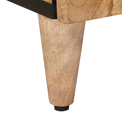  Éjjeliszekrény Természetes 50 x 33 x 60 cm Tömör Mangófát