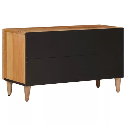  TV szekrény Természetes 80 x 31,5 x 46 cm Tömör Mangófát