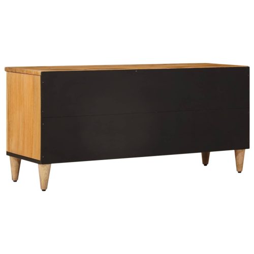  TV szekrény Természetes 100 x 33,5 x 46 cm Tömör Mangófát