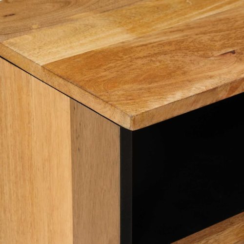  TV szekrény Természetes 100 x 33,5 x 46 cm Tömör Mangófát