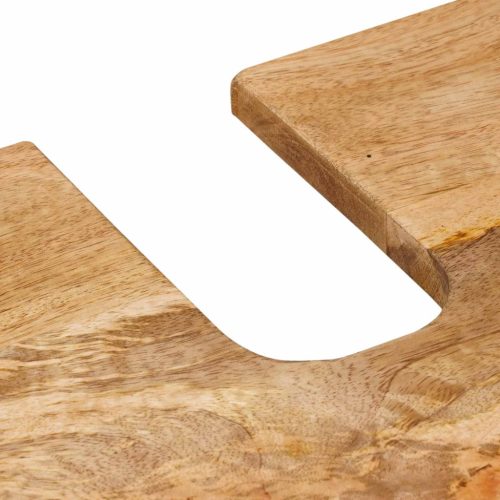  Fürdőszobai mosdószekrény tárolóval Természetes 62 x 33 x 58 cm