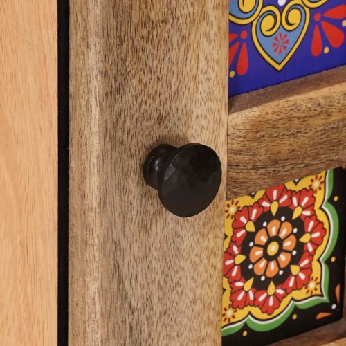  Fürdőszobai Függő Szekrény Természetes 38 x 33,5 x 48 cm