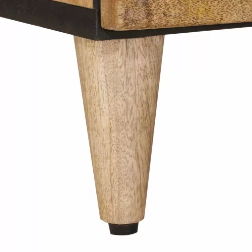  Széf fiókkal Természetes 40 x 33,5 x 75 cm Tömör Mangófát